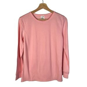 Joe Boxer Light Pink Crewneck Base Layer Long Sleeve T-Shirt L